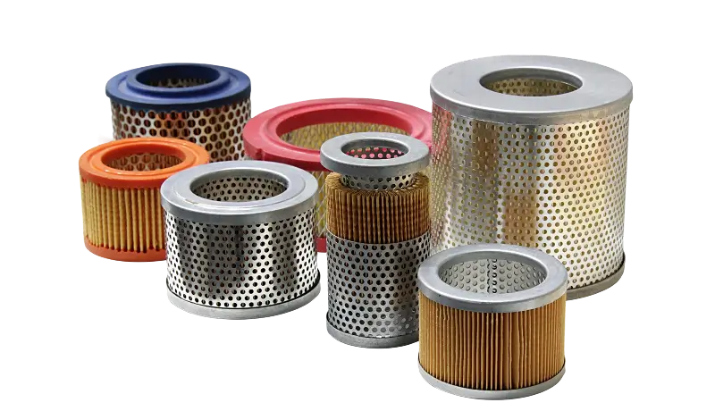 Hydraulic filter cartridges assortment