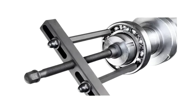 Mechanical tool for shaft and bearing maintenance